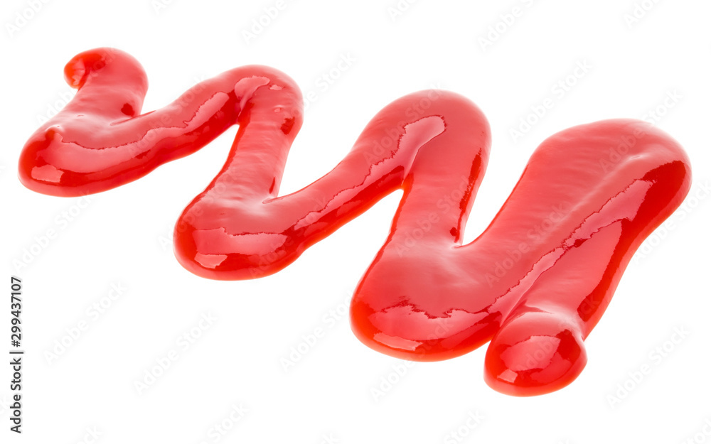 Tomato sauce, ketchup isolated on white background Tomato sauce, ketchup isolated on white background