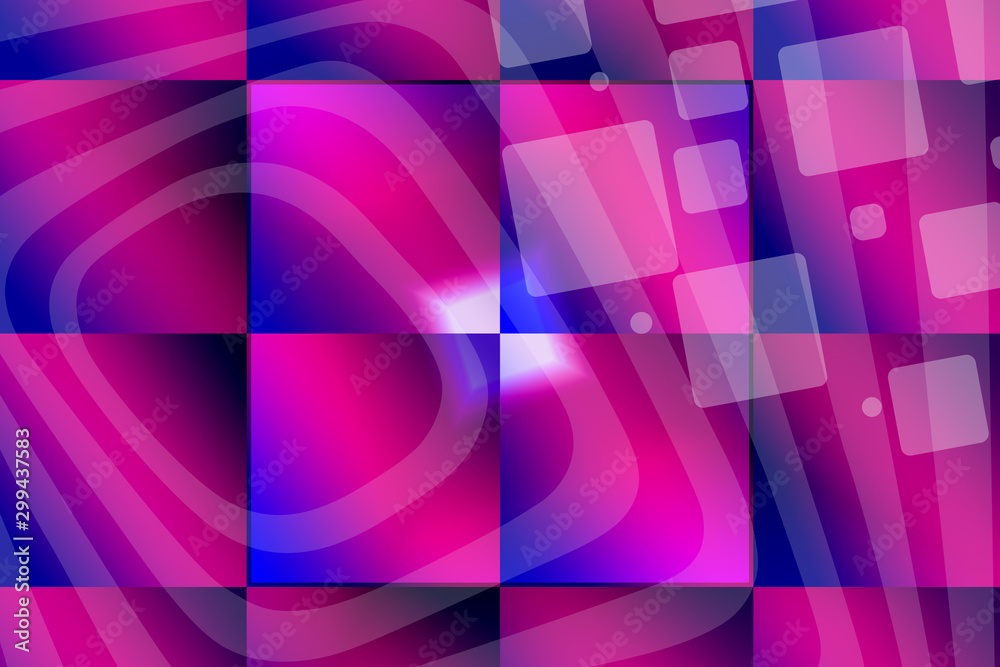 Fototapeta premium abstract, blue, pattern, wallpaper, design, illustration, graphic, texture, light, geometric, backdrop, art, digital, triangle, technology, backgrounds, pink, colorful, square, color, concept, purple