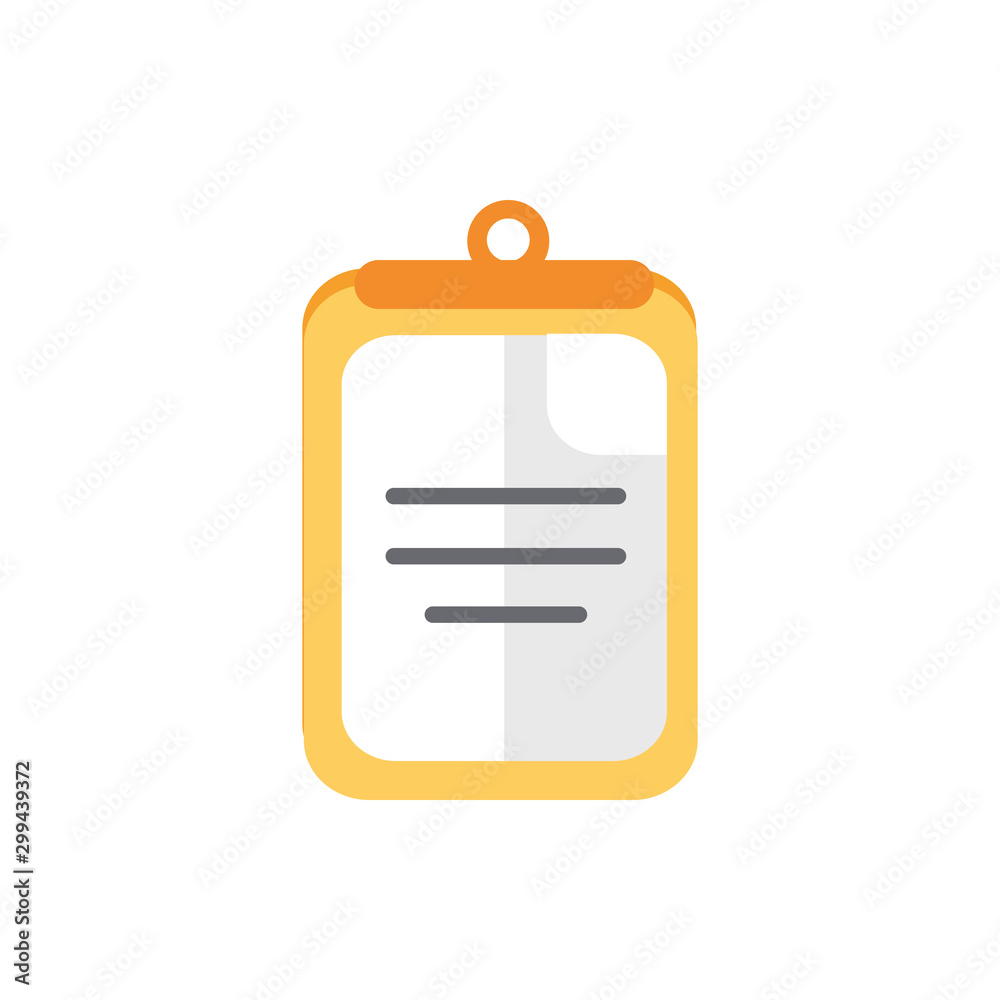 clipboard paper school and education icon clipboard paper school and education icon