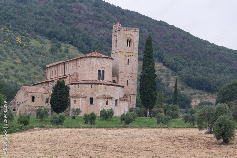 Fototapeta premium Abadia de Saint Antimo