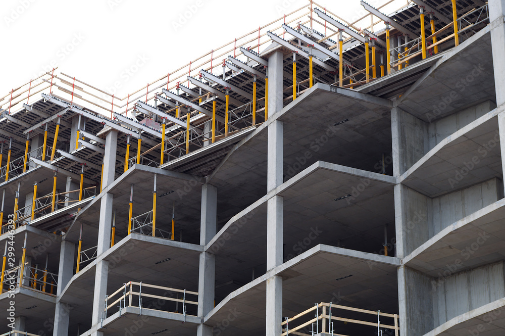 construction site concrete building work development structure construction site concrete building work development structure