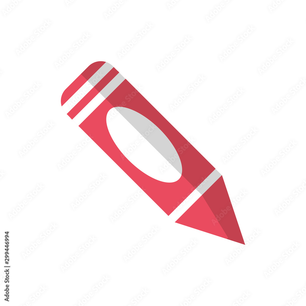 crayon color school and education icon crayon color school and education icon