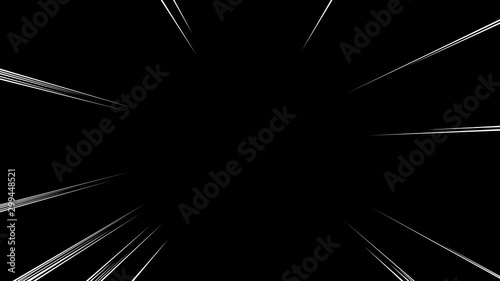 Anime background of Comic speed radial background