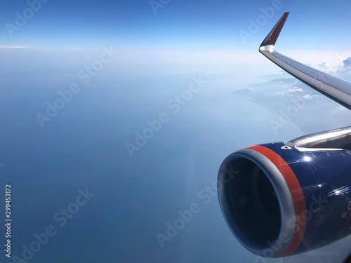 High above the ground