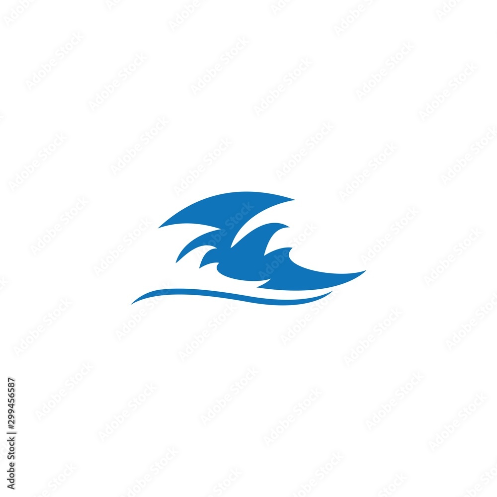 Water wave Logo Water wave Logo