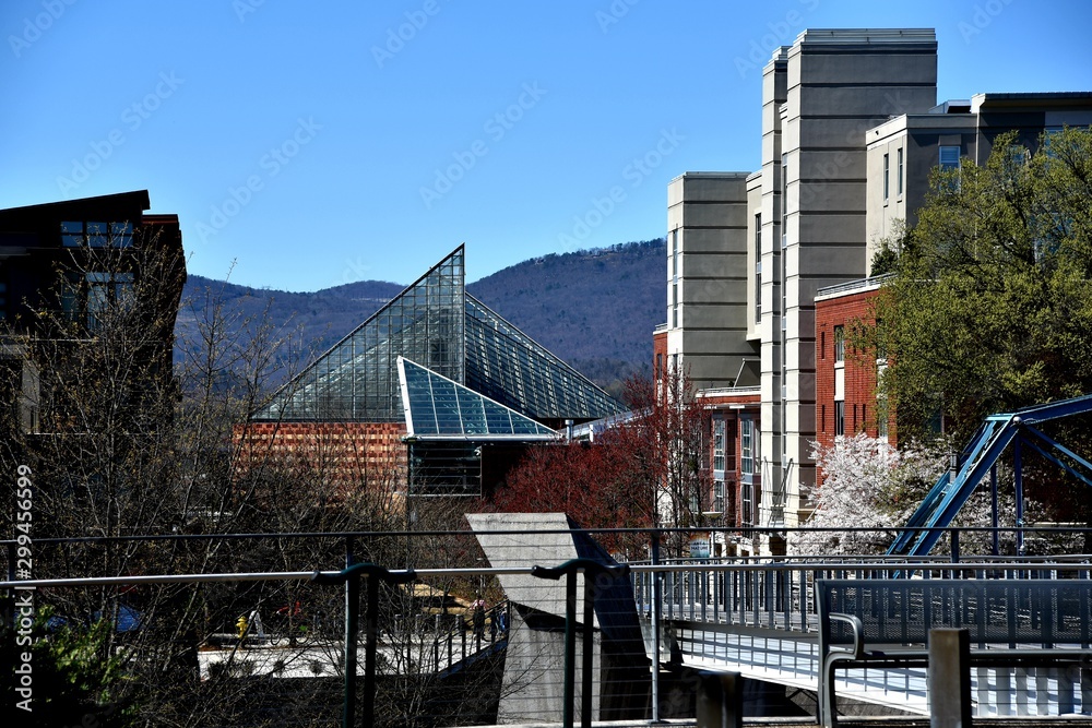 Chattanooga, Tennessee Spring Skyline Chattanooga, Tennessee Spring Skyline