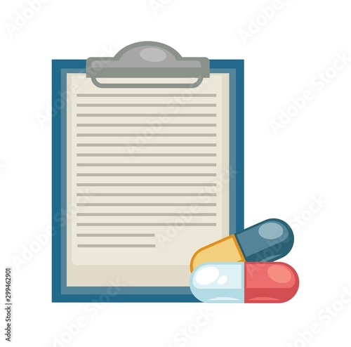 Prescription and pills medicine and healthcare disease treatment pharmacy