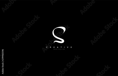 Initial Letter S Unique Style Typography Logo