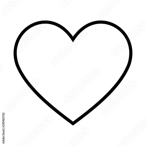 heart icon design element. Logo element illustration. Love symbol icon