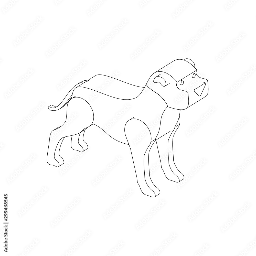 coloring page illustration of a dog coloring page illustration of a dog