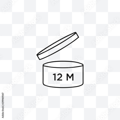 Period After Opening Symbol. Vector illustration, flat design.