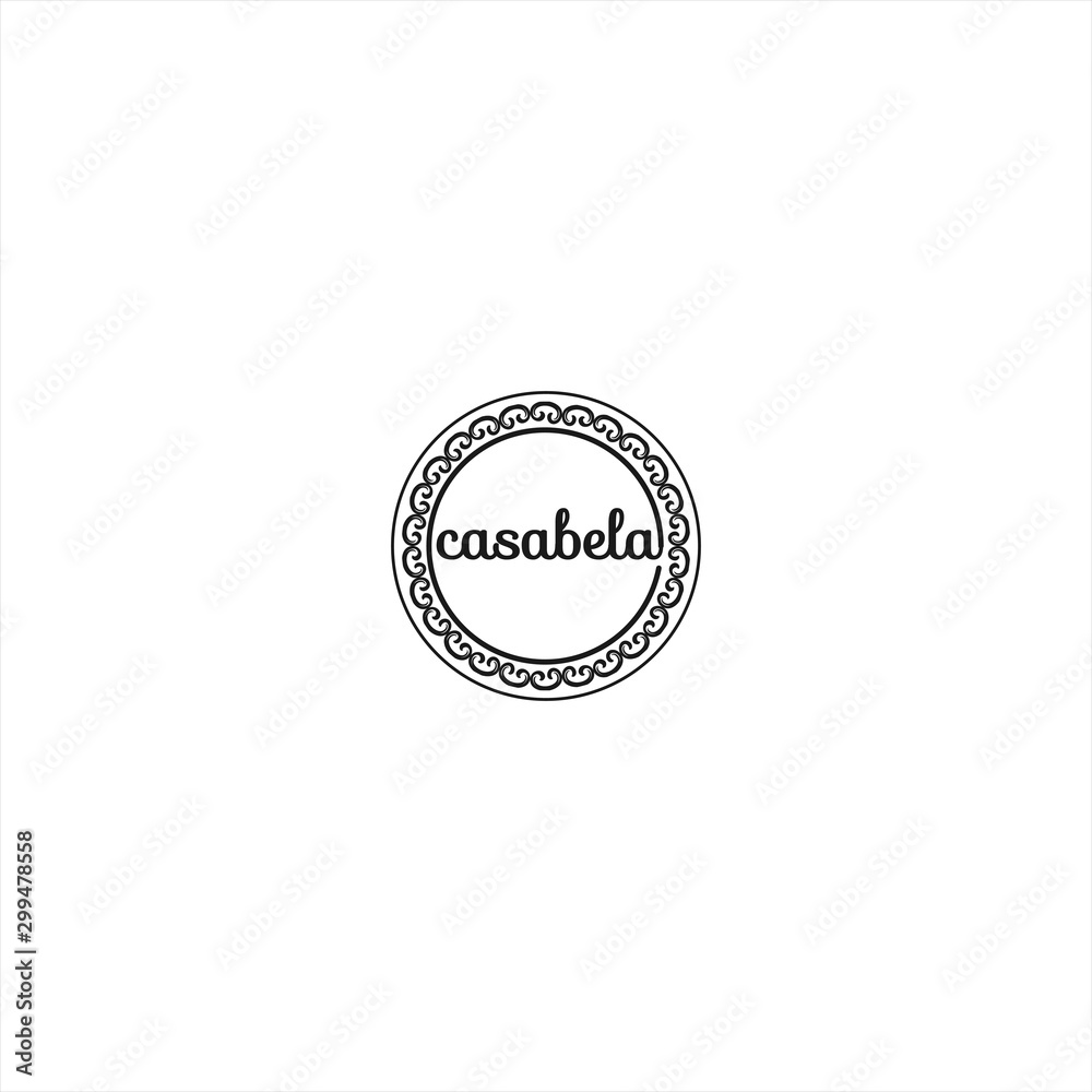 vintage emblem label Logo Design Vector Illustration Template Idea