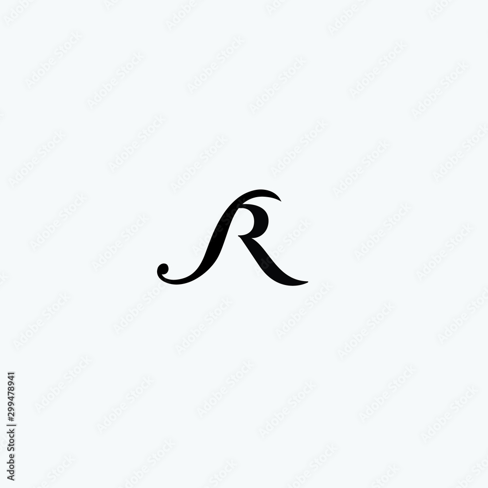 SR initials letter creative logo icon vector black color free download SR initials letter creative logo icon vector black color free download