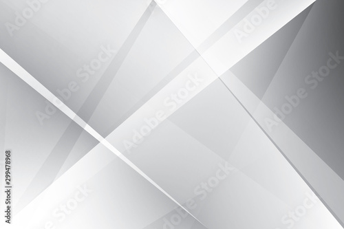 Abstract geometric white and gray color background. Vector, illustration.