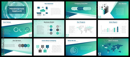 Business presentation templates