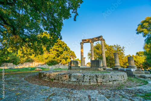 The anciant Olympia in Greece photo