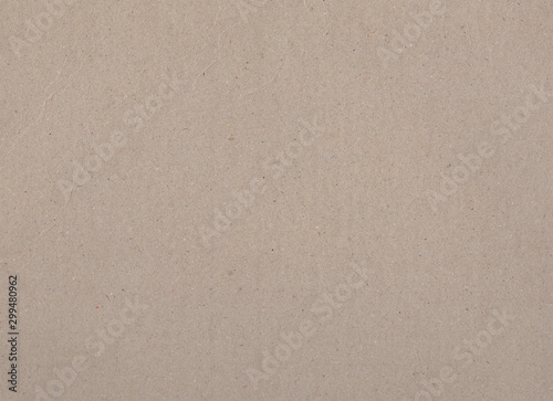 Brown carton or craft paper closeup texture. Cold tone beige cardboard horizontal photo. Textured crafted paper mockup