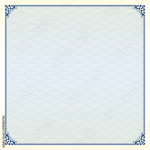 Traditional Chinese Blue Porcelain And White Jade Colors Background
