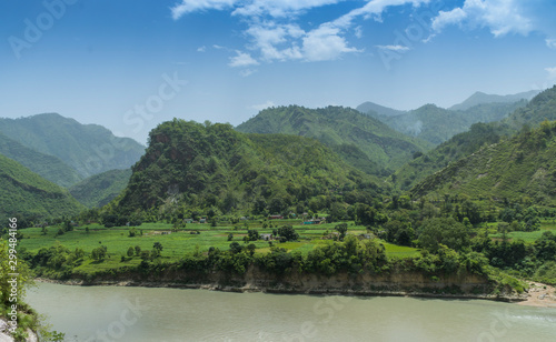 lake in the mountains