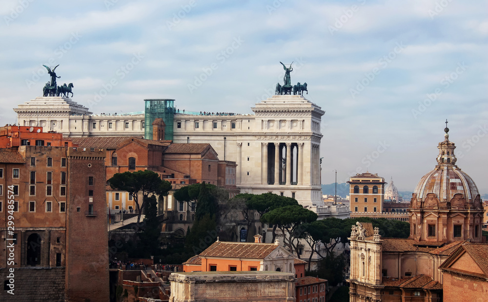 Obraz premium Ancient Roman Forum, Rome, Italy