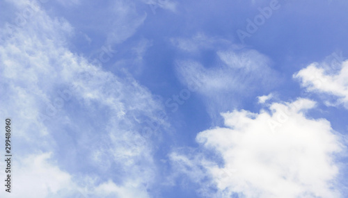 Blue sky and clouds background