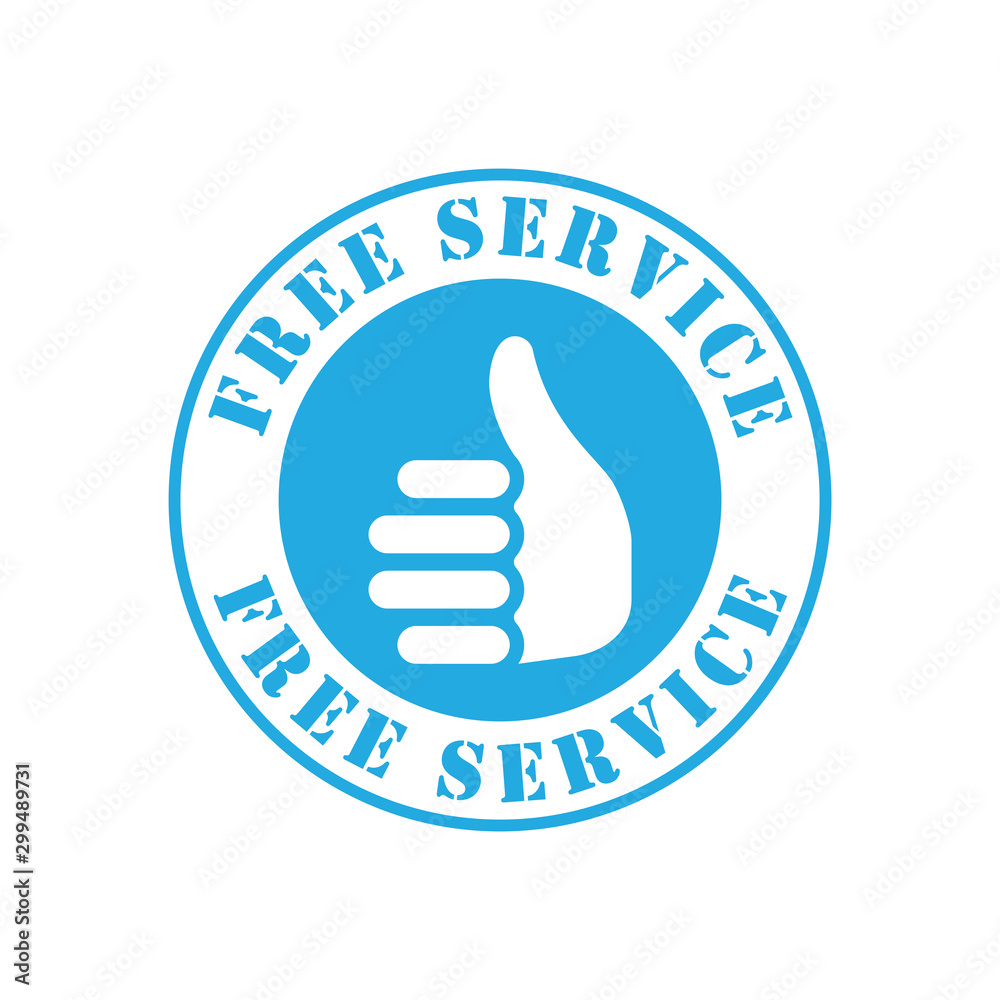 Thumb Stamp With Solid Color & Grunge Effect Thumb Stamp With Solid Color & Grunge Effect
