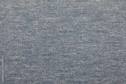 Heather blue knitted fabric textured background