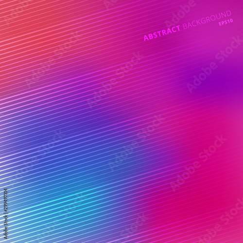 Abstract striped diagonal lines vibrant glowing color background and texture futuristic style.