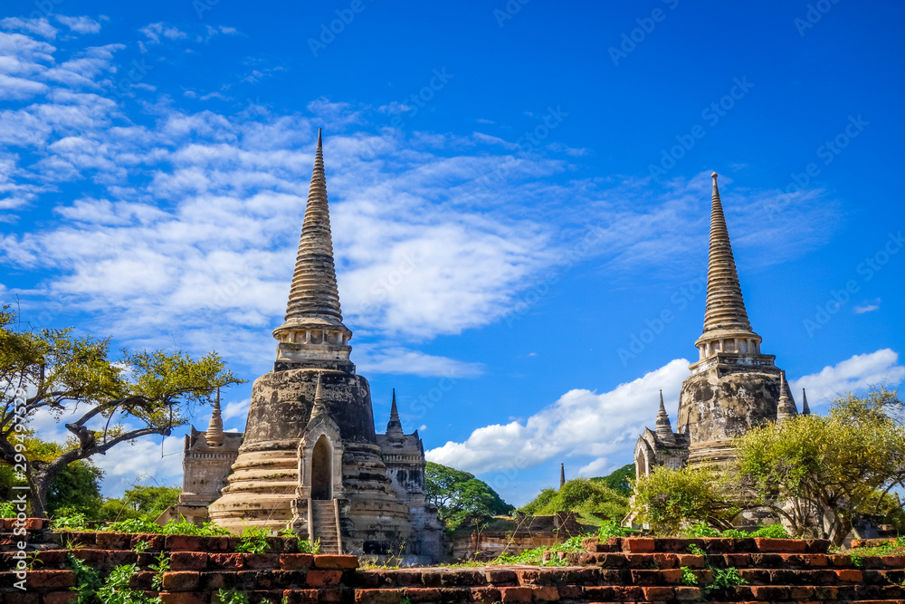 Fototapeta premium Wat Phra Si Sanphet temple, Ayutthaya, Thailand