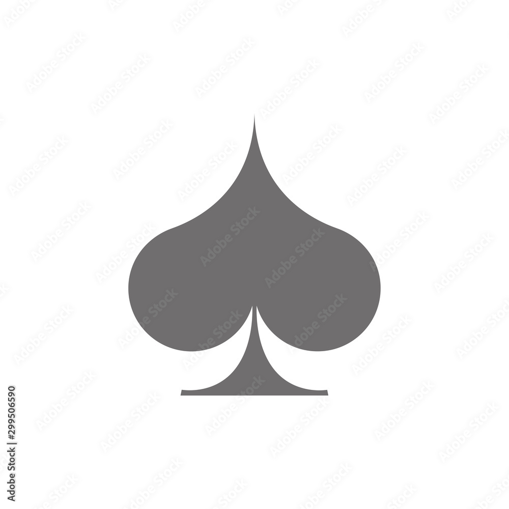 Poker playing card suit Spades outline shape single icon. Spades suit deck of playing cards used for ace in Las Vegas royal casino. Single icon illustration isolated on white. Drawing pic for tattoo. Poker playing card suit Spades outline shape single icon. Spades suit deck of playing cards used for ace in Las Vegas royal casino. Single icon illustration isolated on white. Drawing pic for tattoo.