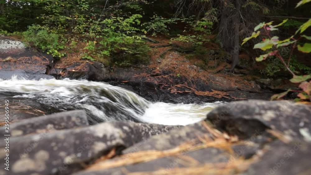 Small waterfall in Arrowhead Park. Indian Summer. Ontario. Canada Small waterfall in Arrowhead Park. Indian Summer. Ontario. Canada