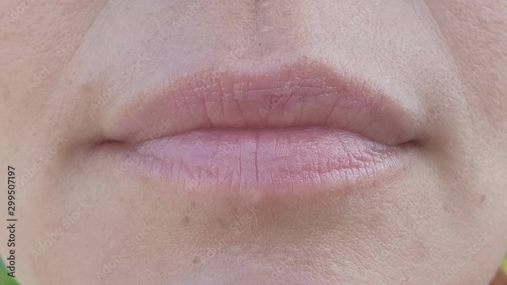 women's lips close-up ,woman smiling. women's lips close-up ,woman smiling.