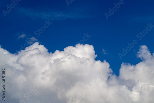 backgraund of clouds on blue sky in sunny day