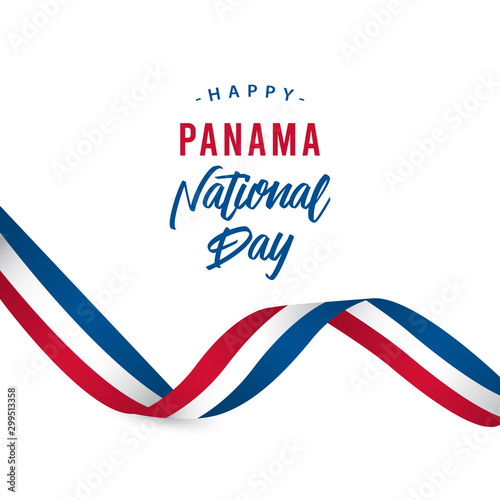 Happy Panama National Day Vector Template Design Illustration