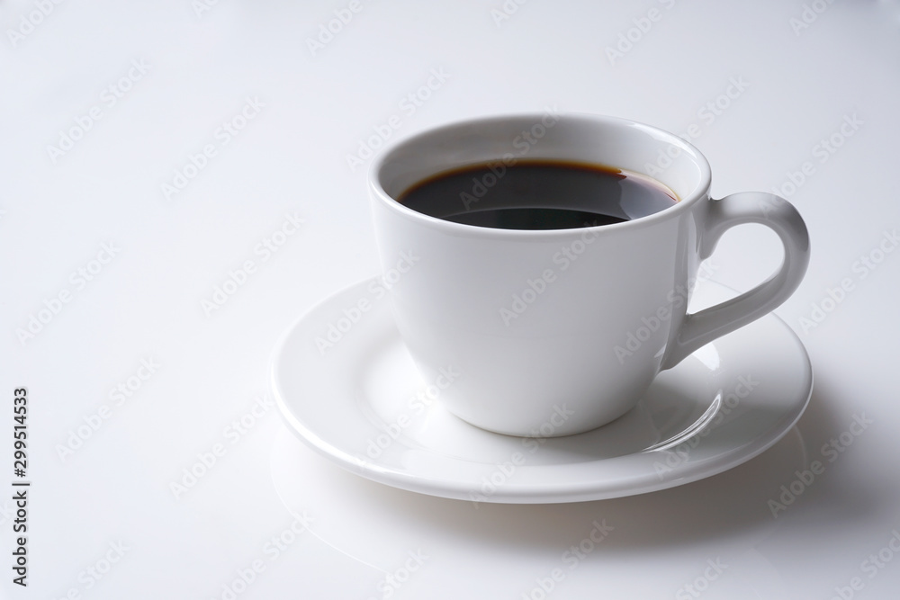 cup of coffee isolated on white cup of coffee isolated on white
