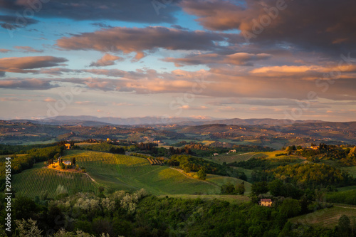 Spring in Tuscany rolling fields in Pienza Firenze Siena Italy  © PawelUchorczak