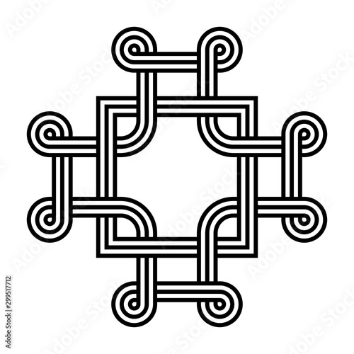 Macedonian cross symbol 