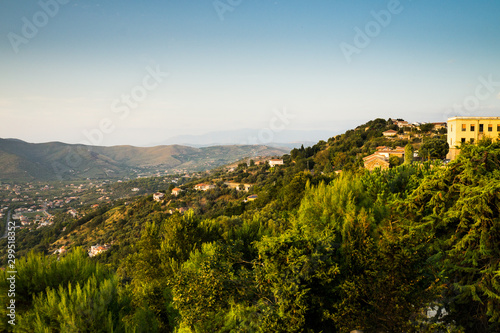 Beautiful view of the maritime city of Santa Maria di Castellabate