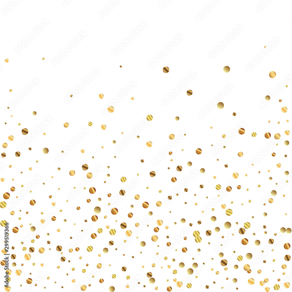 Sparse gold confetti luxury sparkling confetti. Sc