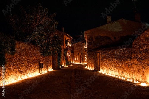 Noche de las velas, villa de Pedraza