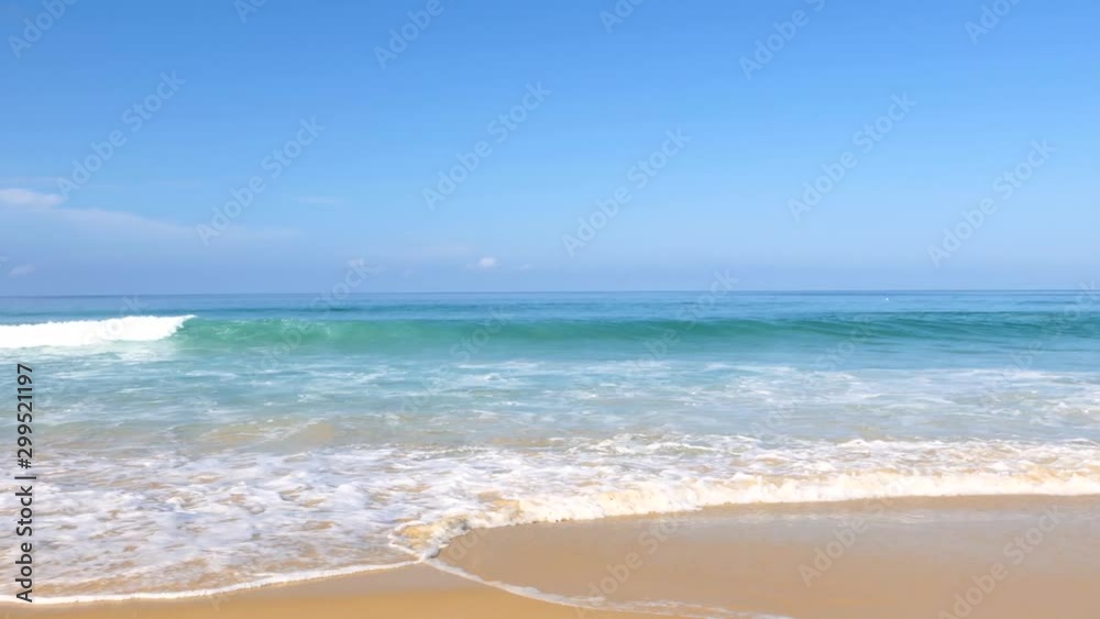Beaches and sea on a beautiful blue sky at Karon Beach, Phuket, Thailand Beaches and sea on a beautiful blue sky at Karon Beach, Phuket, Thailand