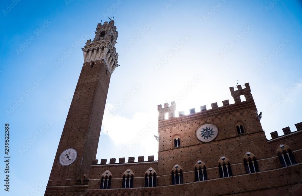 Fototapeta premium Piazza del Campo, Siena Tuscany