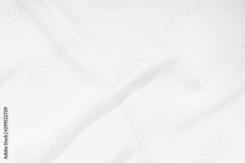 White fabric, cloth wave texture background, Empty space. / Soft image. © 249 Anurak