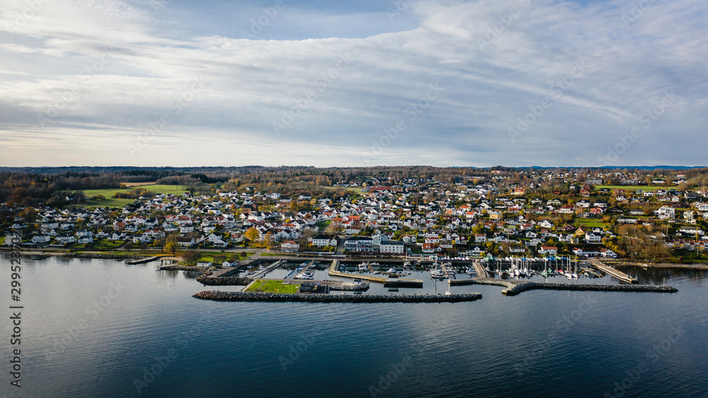 The Norwegian town of Aasgaardstrand