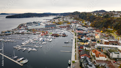 The Norwegian town of Holmestrand