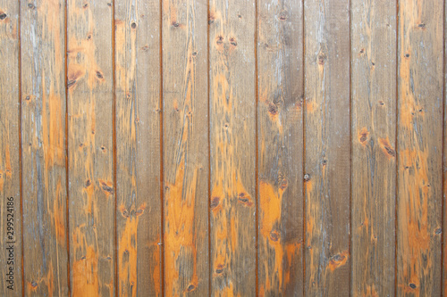 Close up of wooden fence panels texture, old english fence