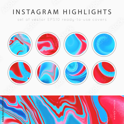 Instagram Highlight covers vector
