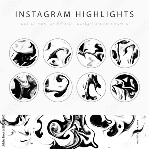 Instagram Highlight covers vector