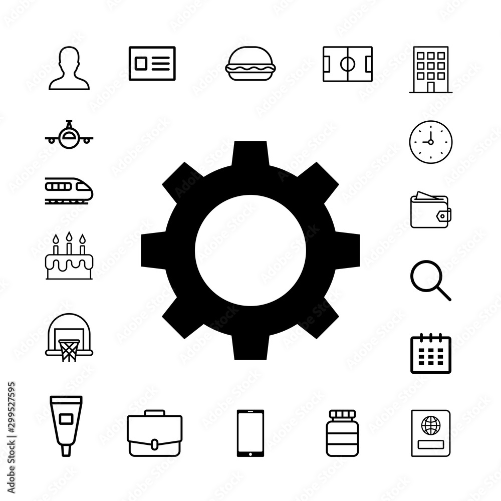 Setting icon for web and mobile
