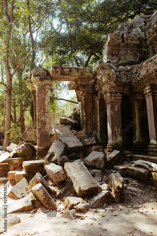 Angkor Wat Temple in Cambodia near Siem Reap city in Asia